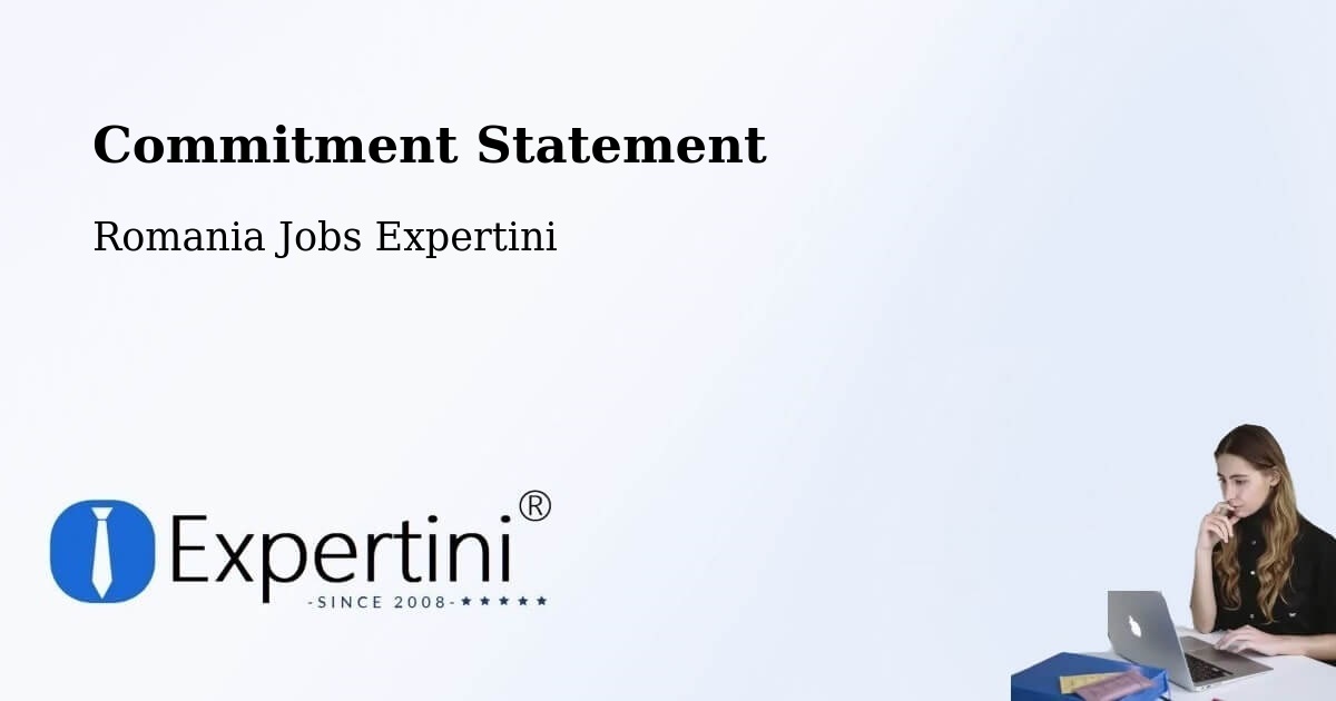 Corporate Commitment – Comuna Ciulniţa - Romania Jobs Expertini